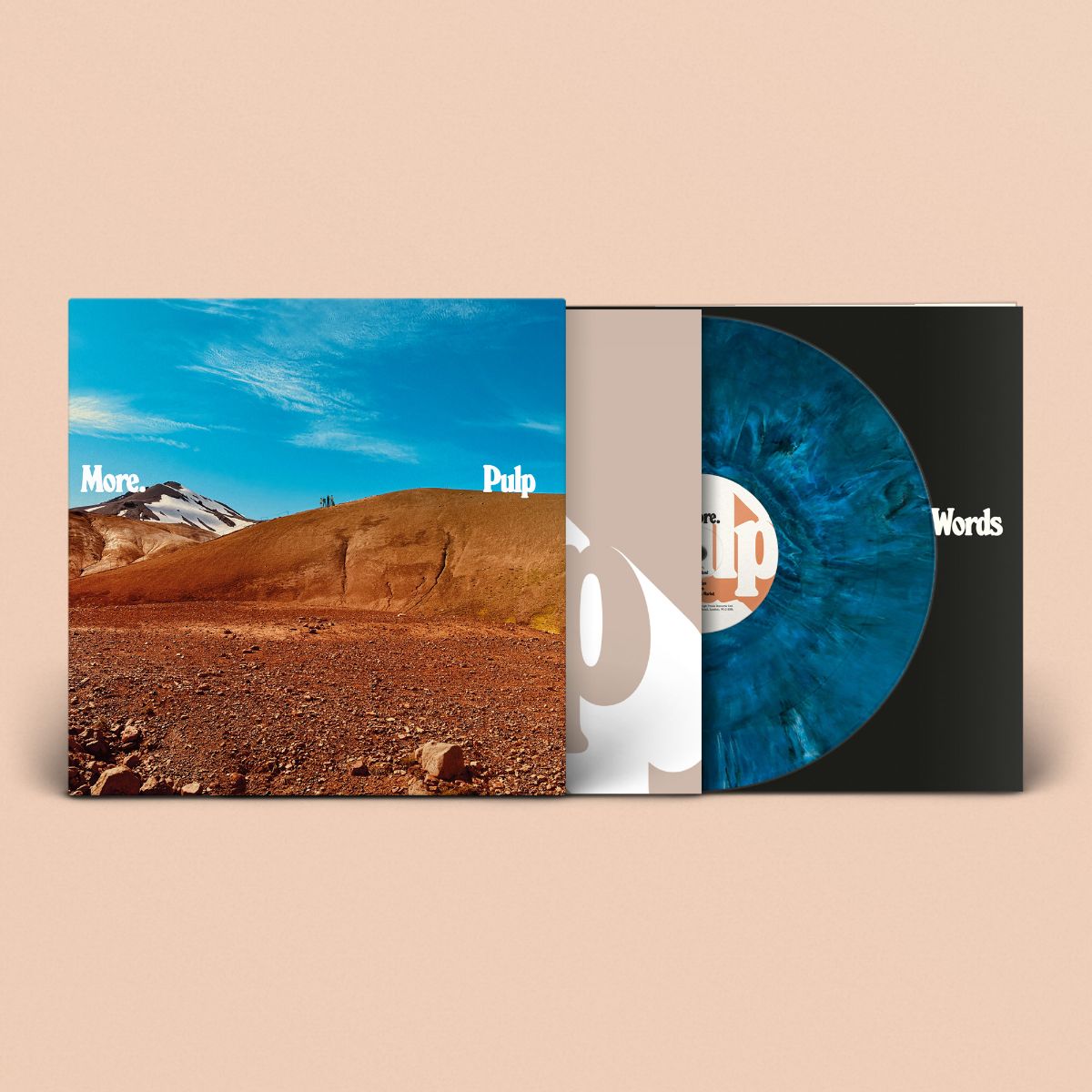 Pulp More blue sky marble vinyl album