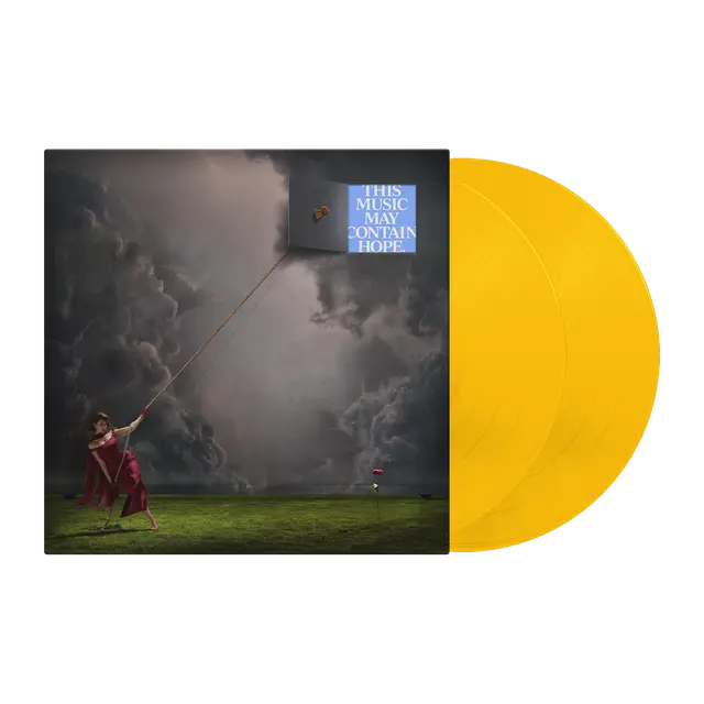 RAYE - THIS MUSIC MAY CONTAIN HOPE. yellow double vinyl LP