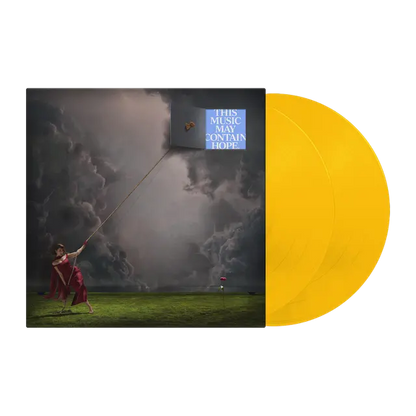 RAYE - THIS MUSIC MAY CONTAIN HOPE. yellow double vinyl LP