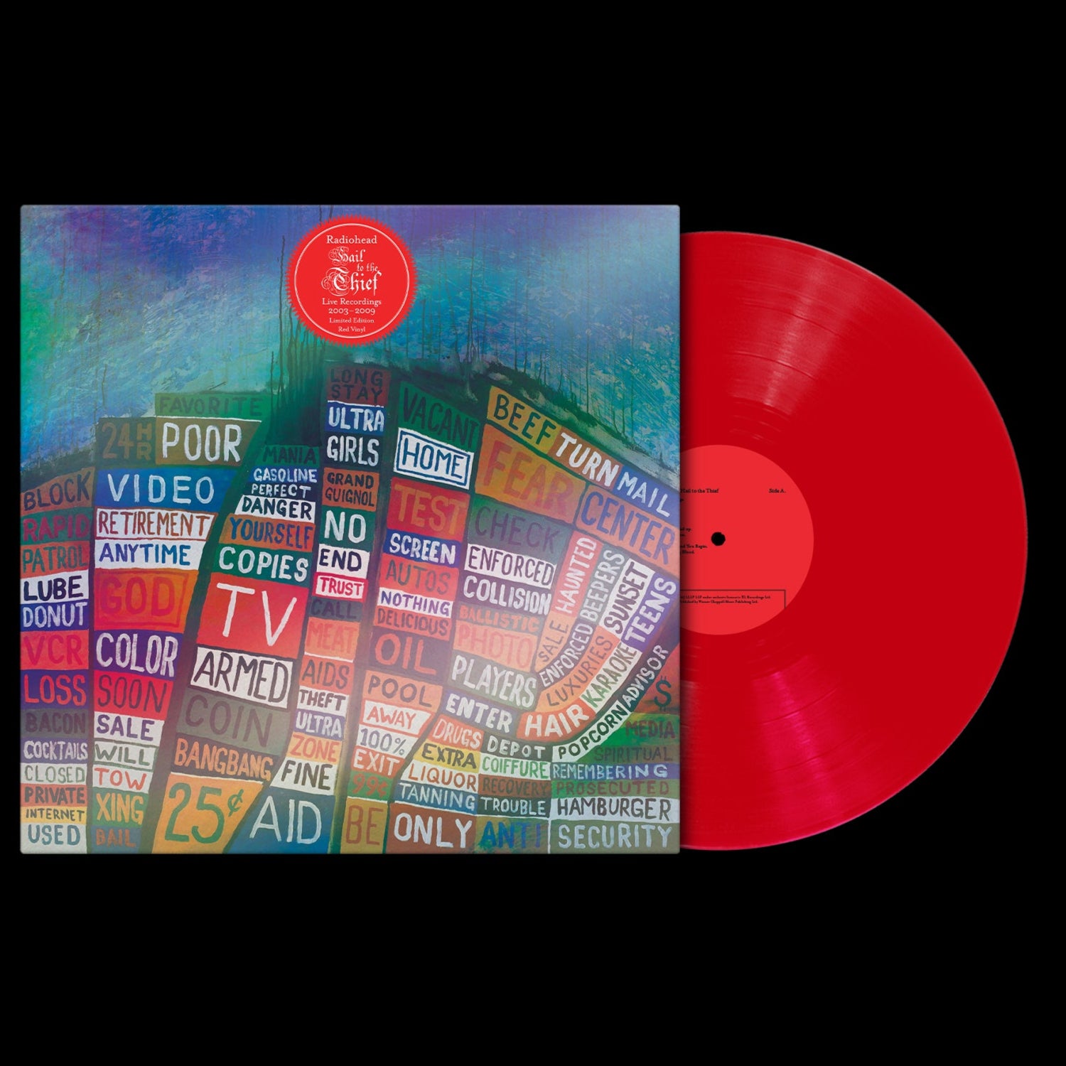 Radiohead - Hail to the Thief Live Recordings 2003-2009 red vinyl LP