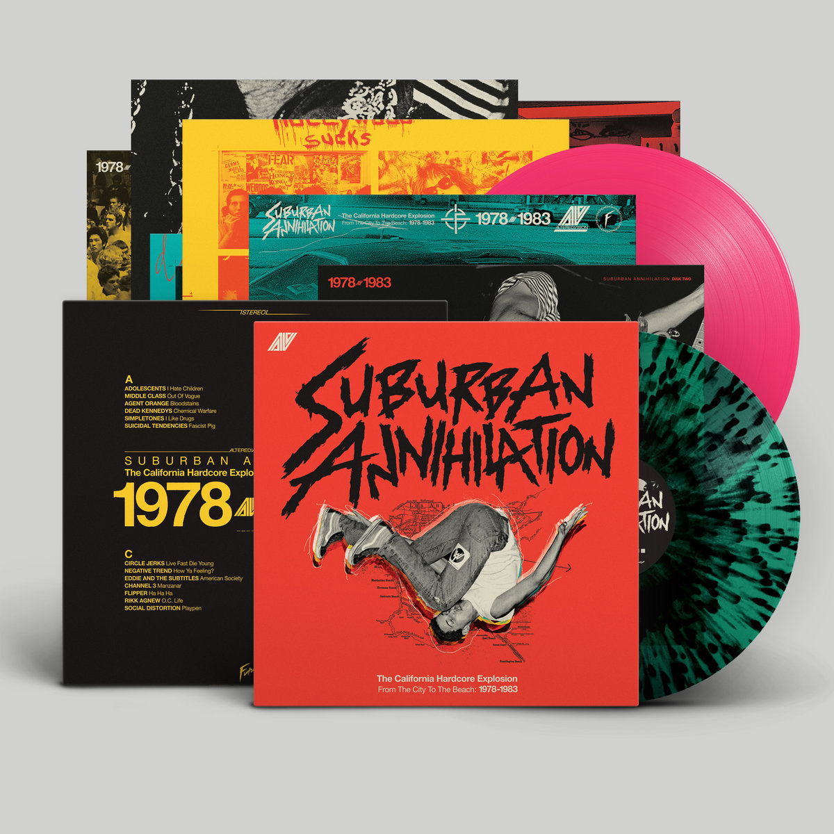 SUBURBAN ANNIHILATION The California Hardcore Explosion 1978-1983 wastoid city vinyl