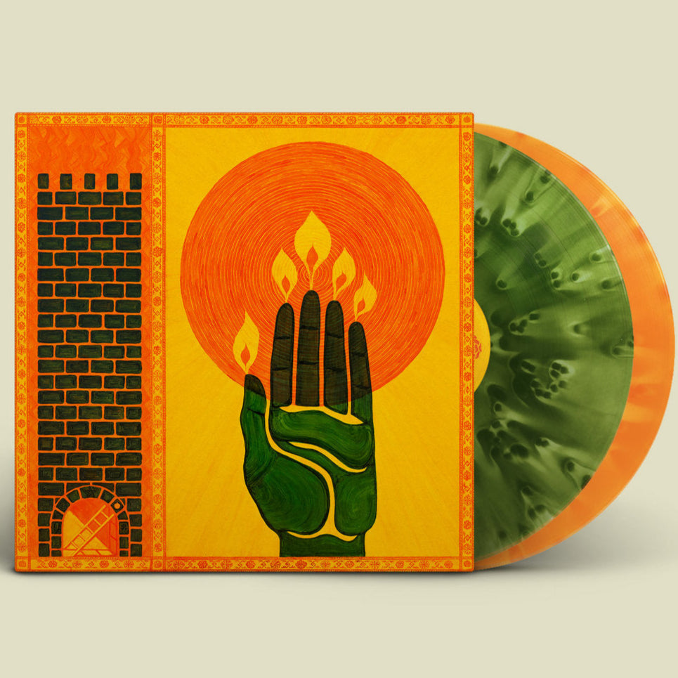 Saintseneca - Highwallow & Supermoon Songs emerald and orange double vinyl LP