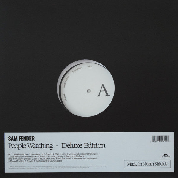 Sam Fender - People Watching (Deluxe) north shields black double vinyl LP