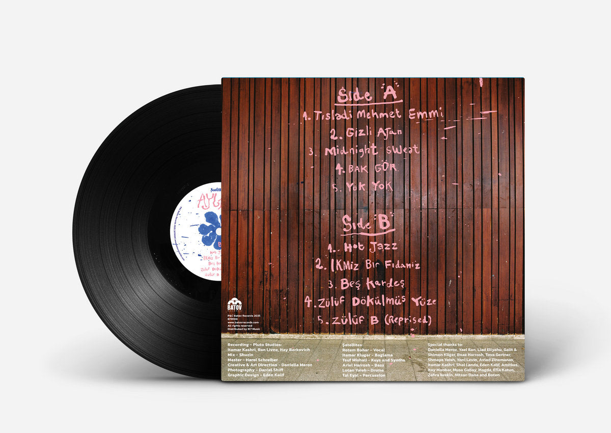 Satellites Aylar album back cover tracklist