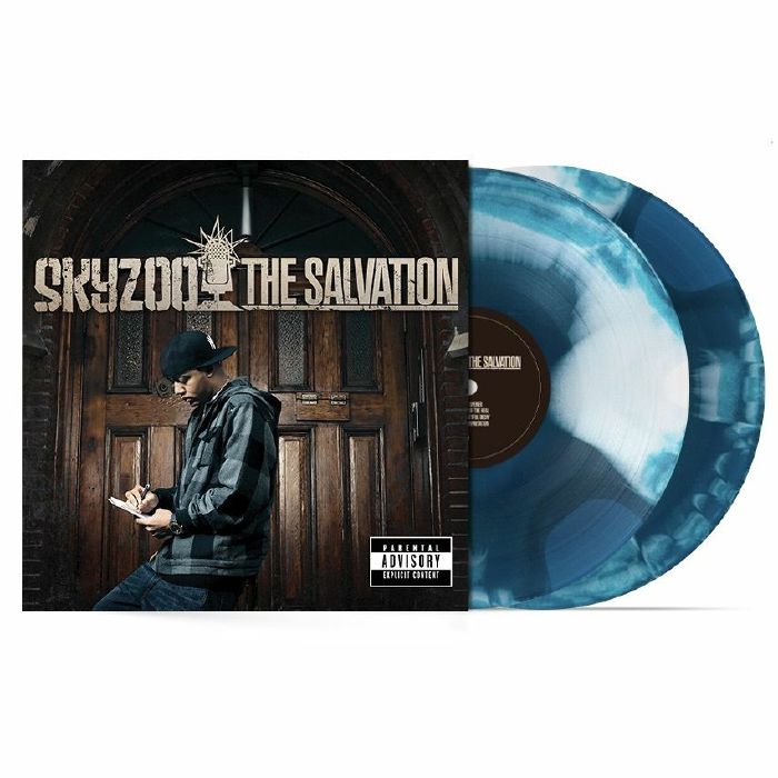 Skyzoo - The Salvation blue and white marble vinyl album