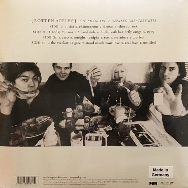 Smashing Pumpkins - Rotten Apples album tracklist