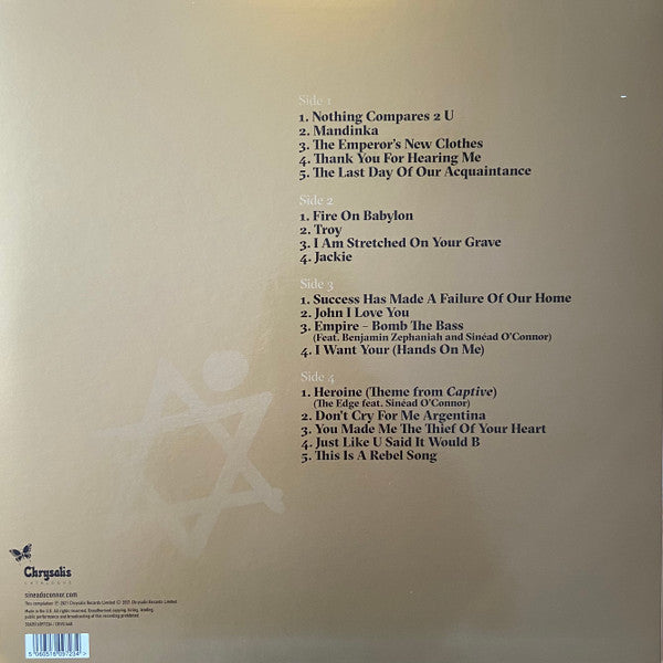 So Far The Best Of Sinead O'Connor vinyl double LP tracklist