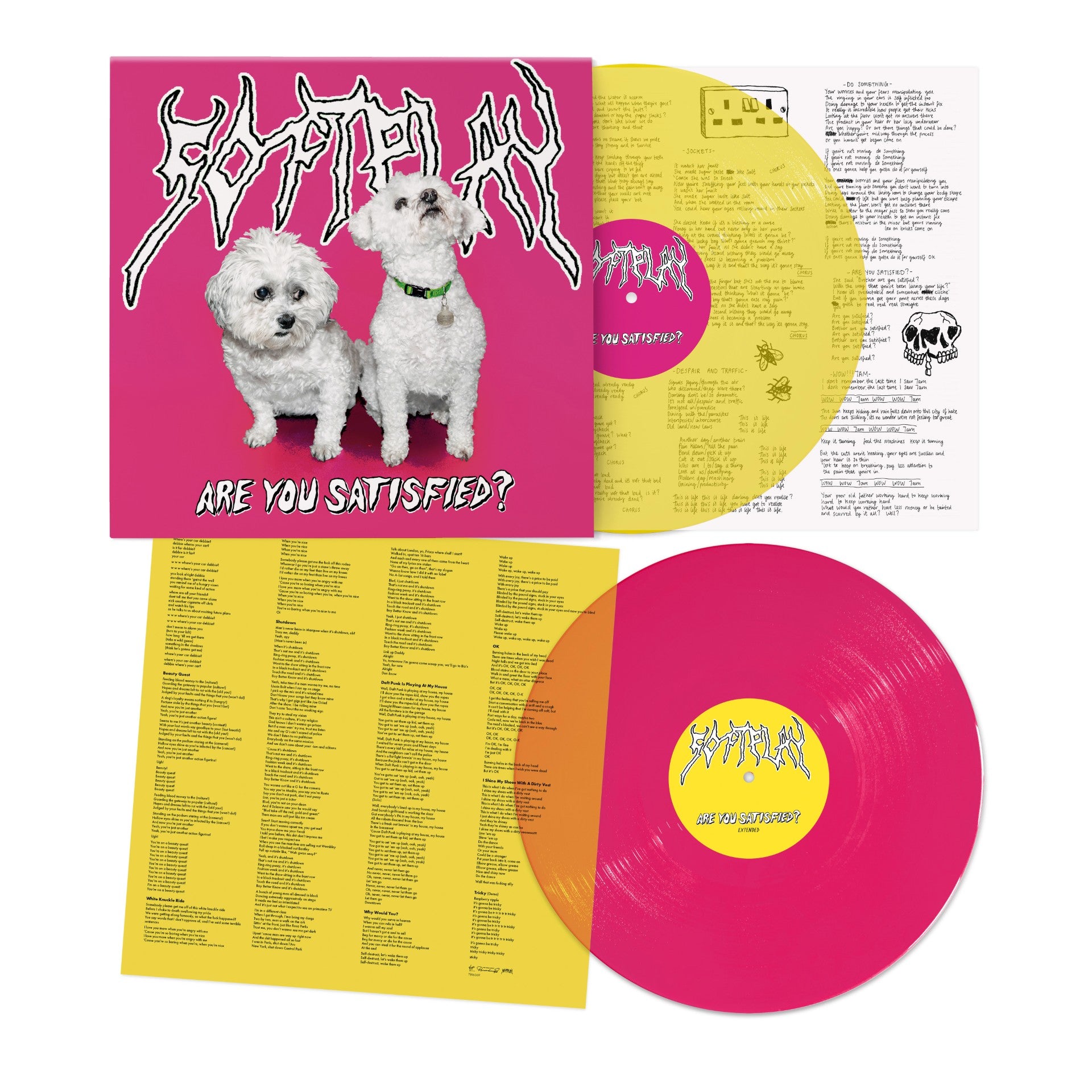 Soft Play - Are You Satisfied? 10th anniversary pink and yellow vinyl