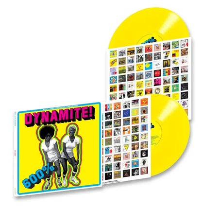 Soul Jazz Records Presents: 600% Dynamite! Ska, Soul, Rocksteady, Funk and Dub in Jamaica yellow vinyl double LP