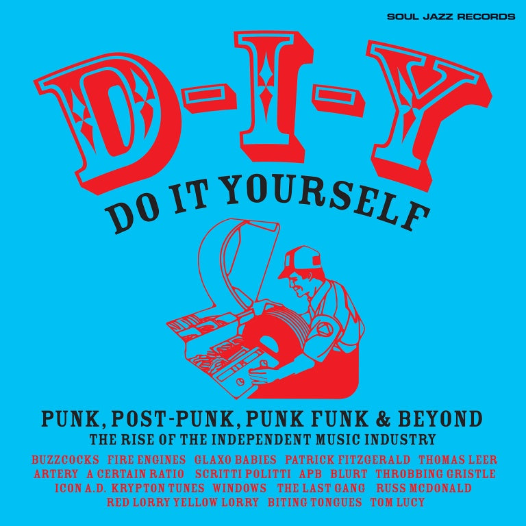 Soul Jazz presents - DIY Do it Yourself punk, post punk, punk funk vinyl 2LP