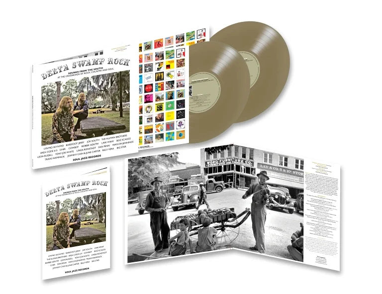 Soul Jazz presents Delta Swamp Rock gold vinyl 2LP