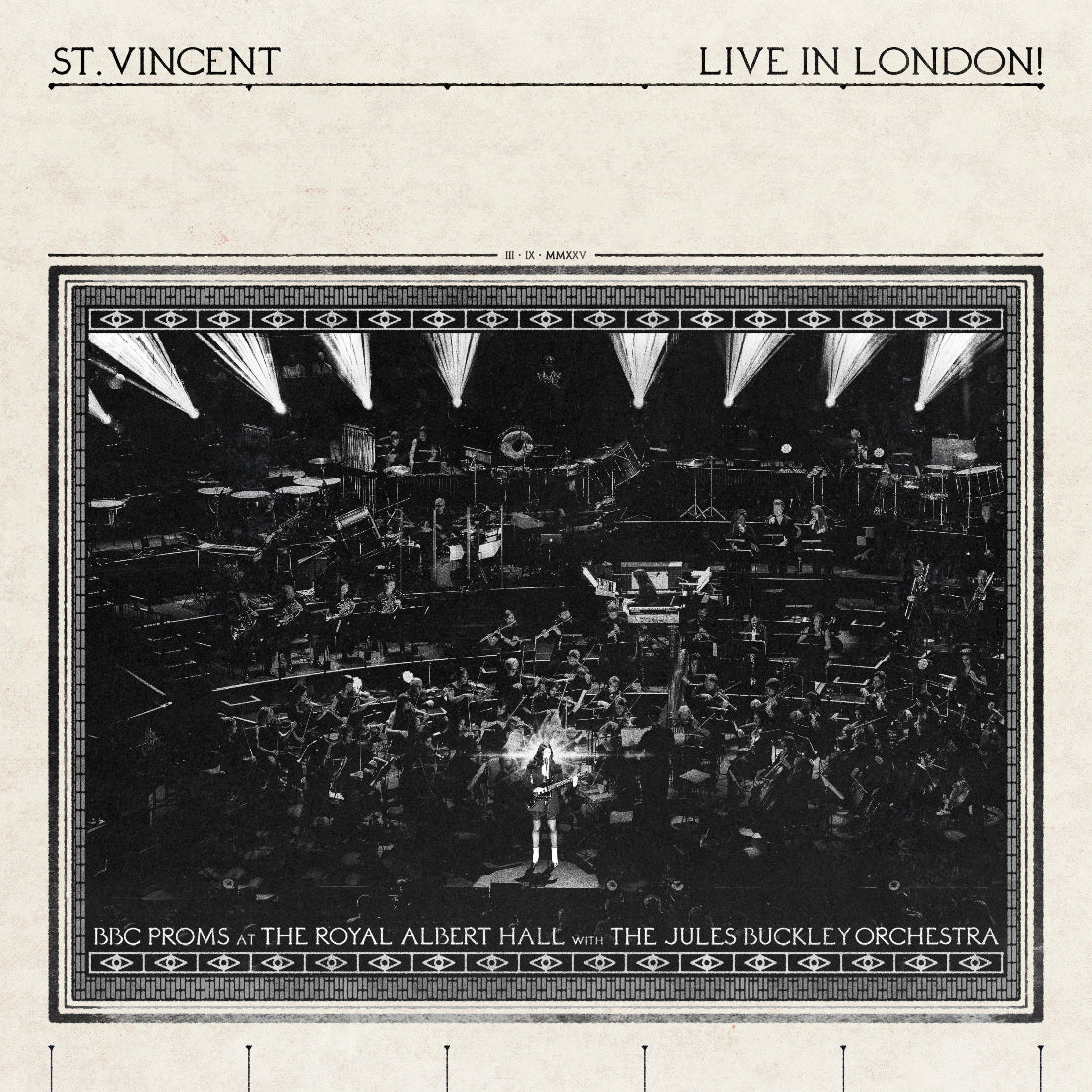 St. Vincent – LIVE IN LONDON! (BBC Proms at the Royal Albert Hall) double album