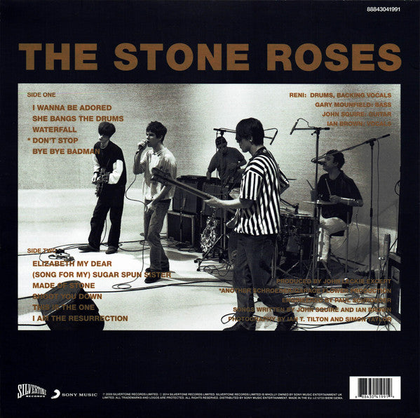 Stone Roses - The Stone Roses vinyl album tracklist