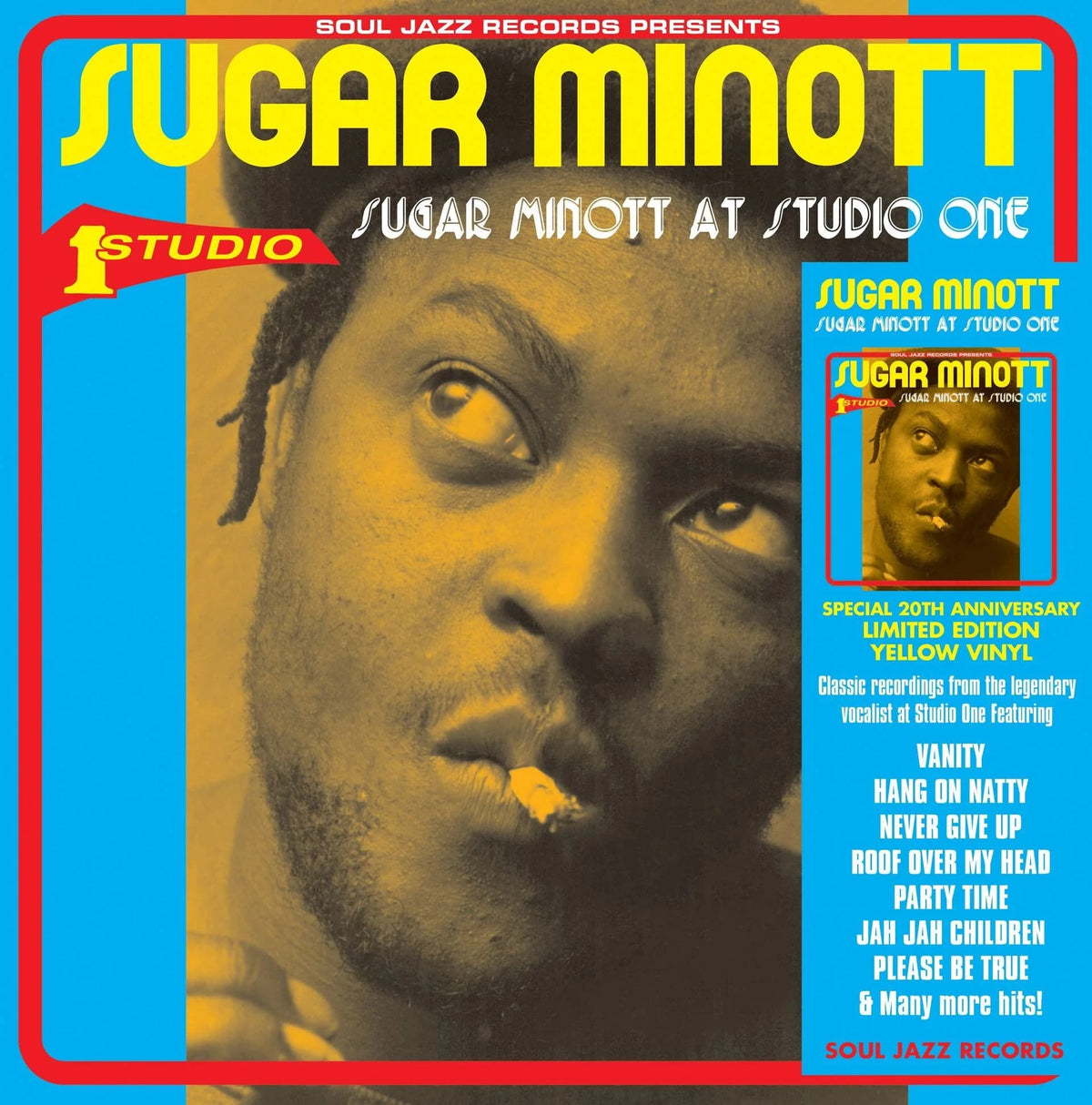Sugar Minott - Sugar Minott at Studio One RSD2025 yellow vinyl 2LP