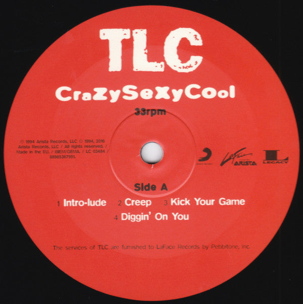 TLC - CrazySexyCool black vinyl