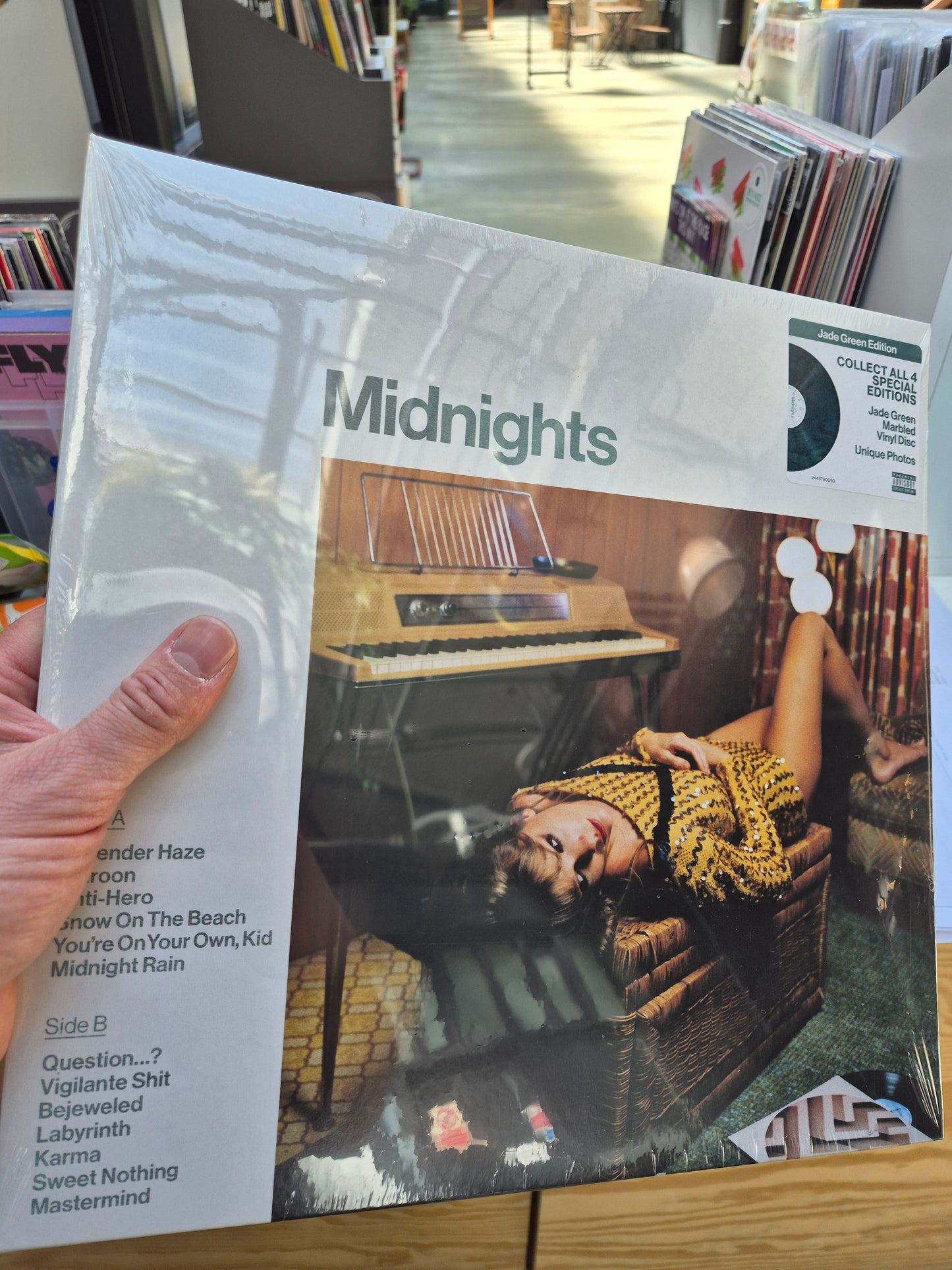 Taylor swift midnights jade green vinyl LP