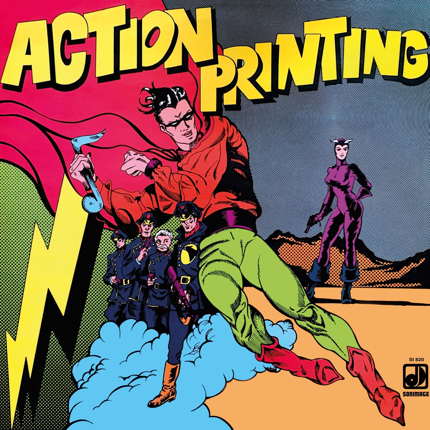 Teddy Lasry - Action Printing vinyl LP reissue
