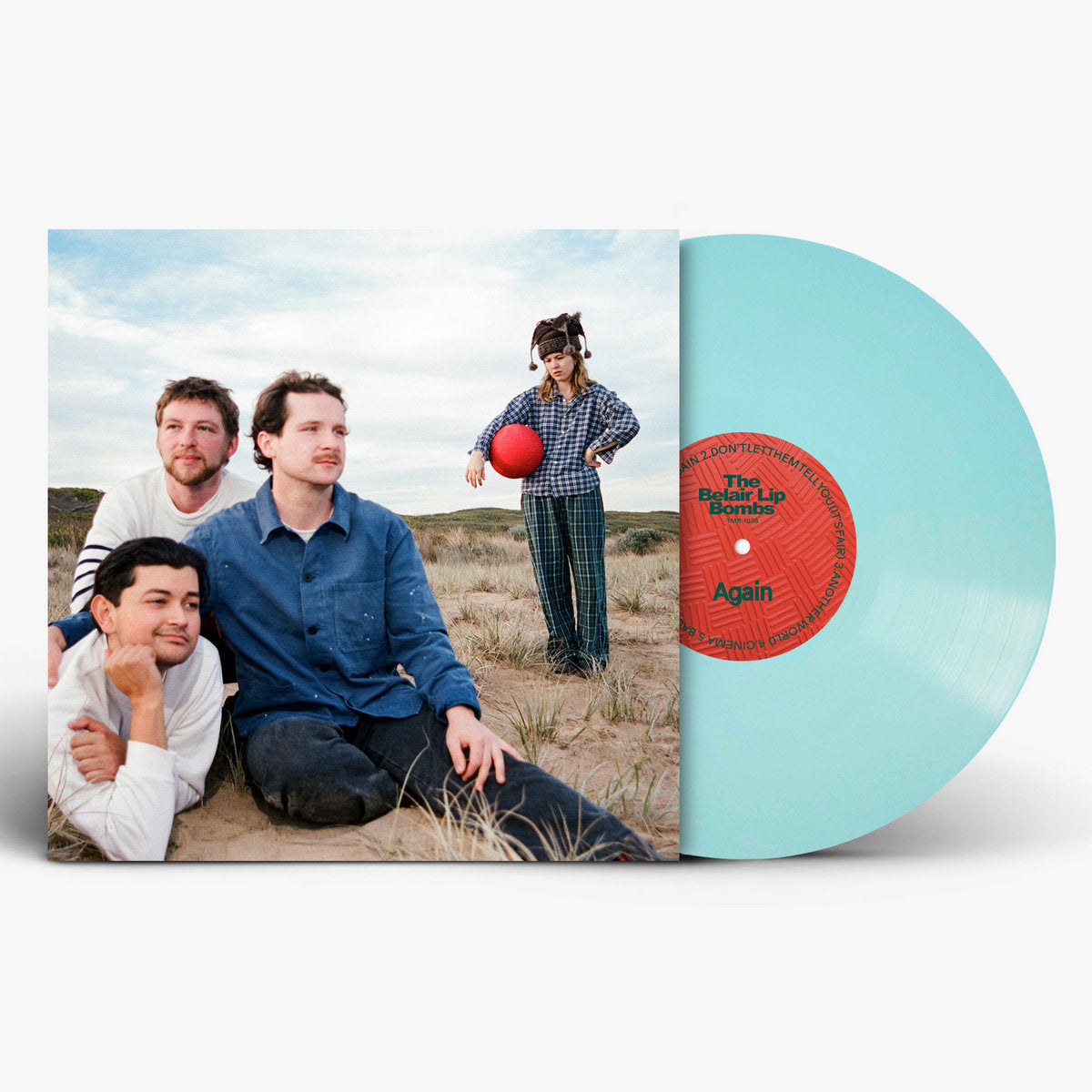 The Belair Lip Bombs - Again sky blue vinyl LP