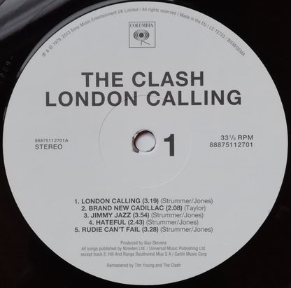 The Clash - London Calling double black vinyl LP