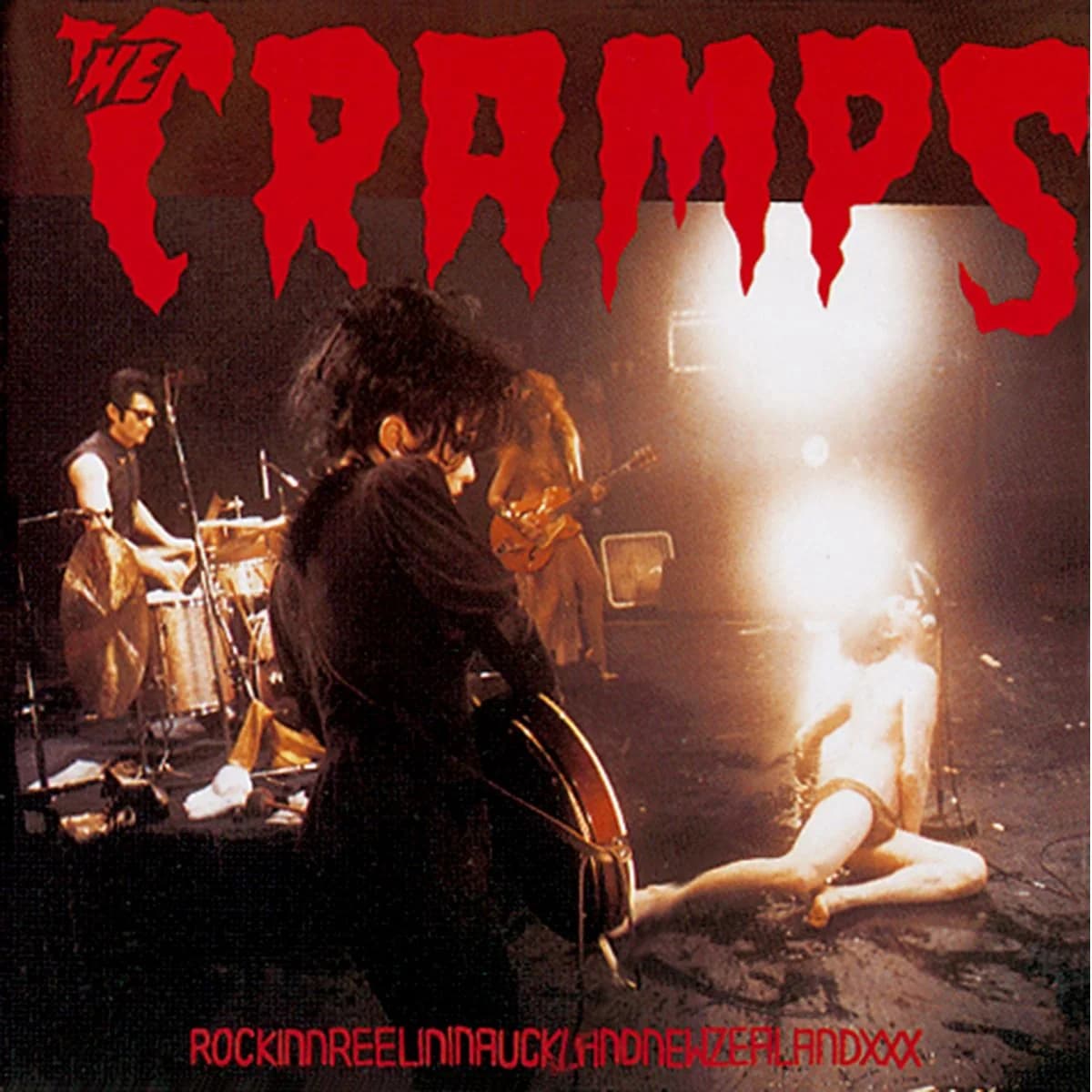 The Cramps RockinnReelininAucklandNewZealandXXX clear vinyl LP