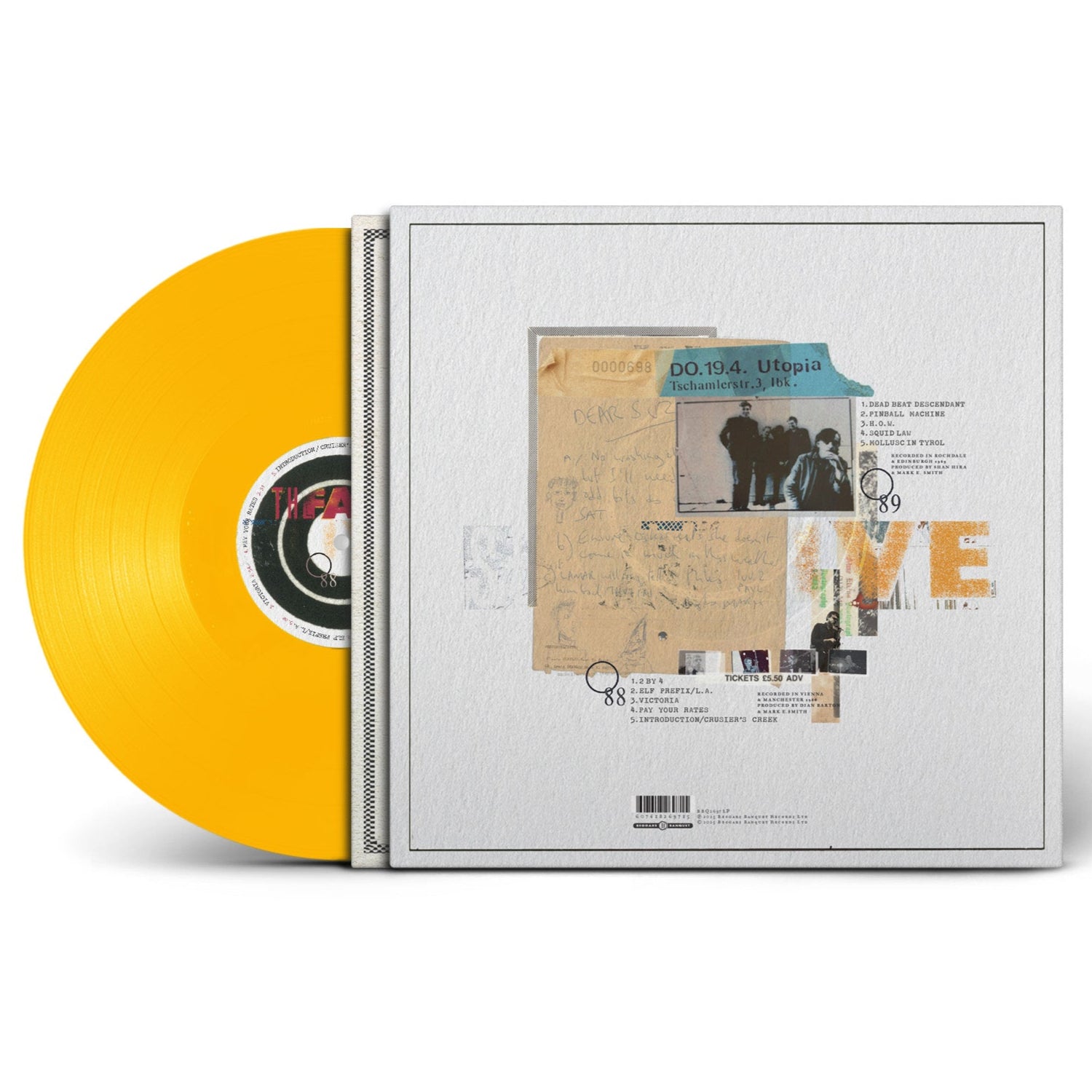 The Fall - Seminal Live (2025 Remaster) yellow vinyl LP