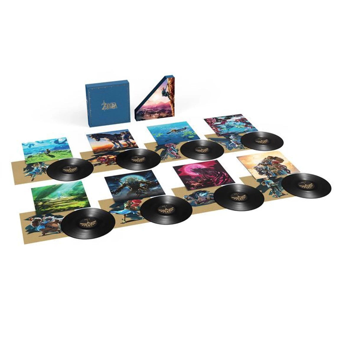 Manaka Kataoka, Yasuaki Iwata, Hajime Wakai and Soshi Abe - The Legend of Zelda: Breath of the Wild (Original Soundtrack) Deluxe vinyl 8 LPs packshot