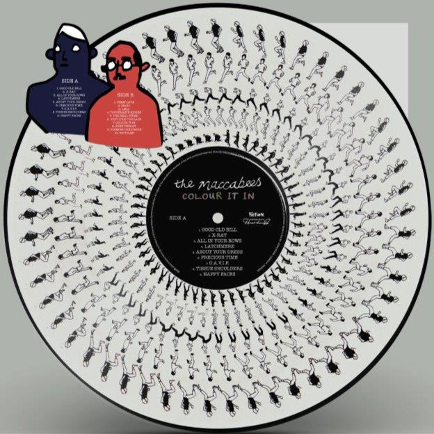The Maccabees - Colour it in zoetrope vinyl album sticker