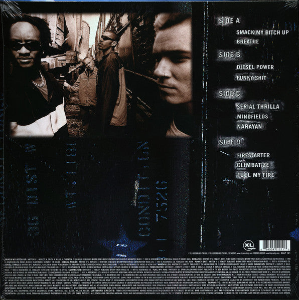 The Prodigy - Fat of the Land double vinyl LP tracklist