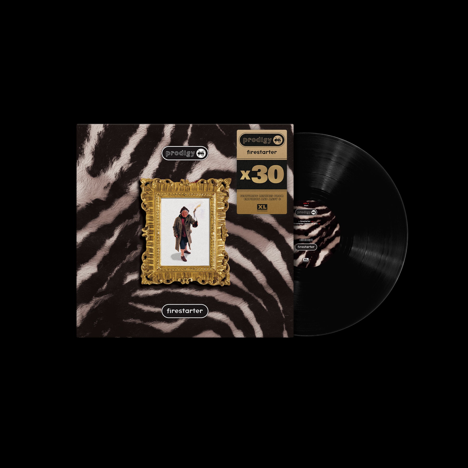 The Prodigy – Firestarter x30 black vinyl 12 inch