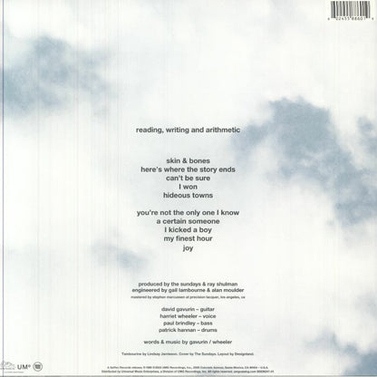 The Sundays - Reading Writing and Arithmetic vinyl LP tracklist
