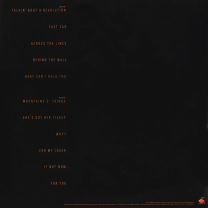 Tracy Chapman vinyl LP tracklist