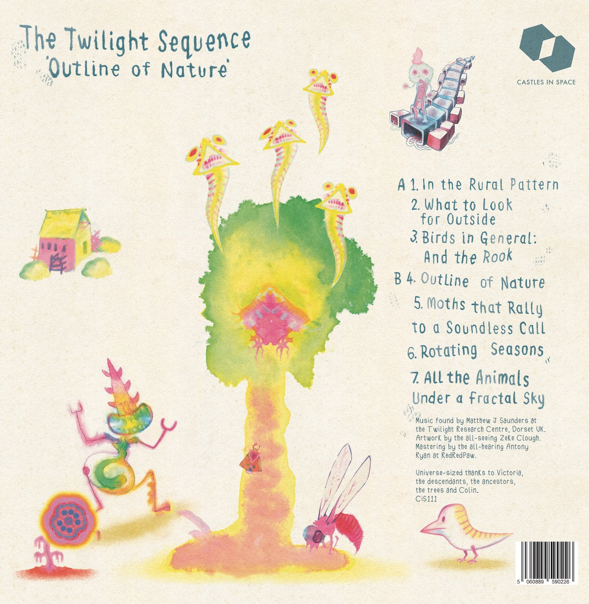 Twilight Sequence - Outline of Nature dolphin vinyl LP tracklist