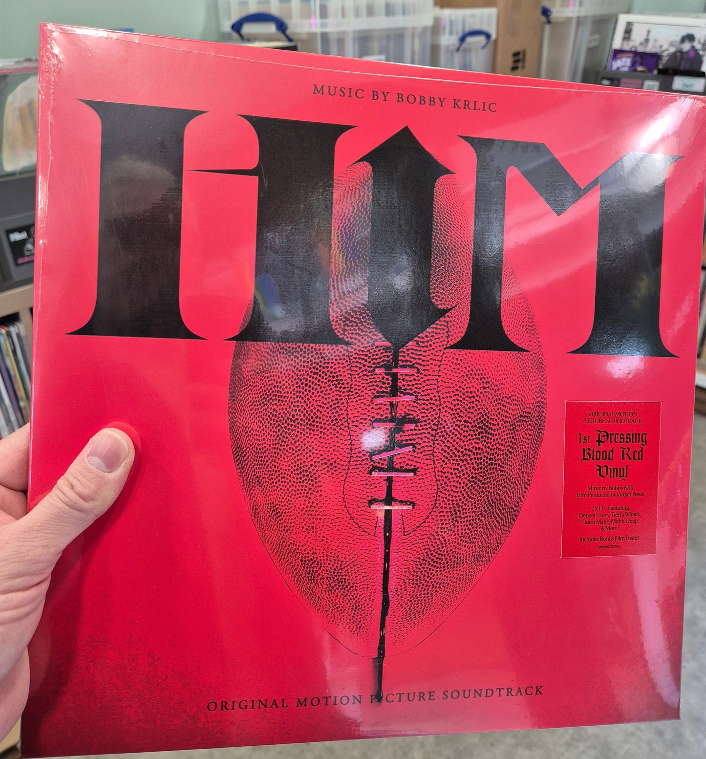 Various Artists HIM Original Motion Picture Soundtrack blood red double vinyl LP