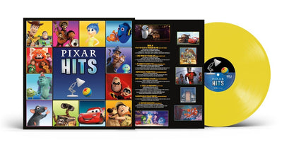 Various Artists Pixar Hits - yellow vinyl LP packshot expanded