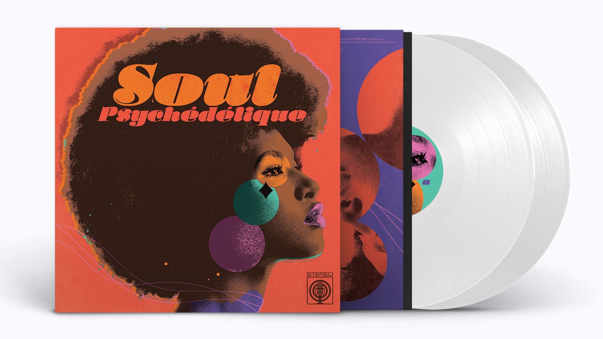 Various Artists - Soul Psychédélique double white vinyl LP