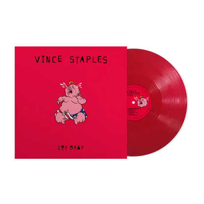 Vince Staples - Cry Baby - opaque apple red vinyl LP