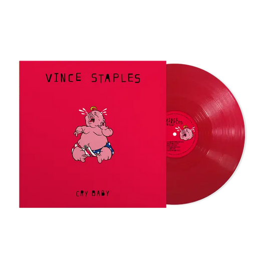 Vince Staples - Cry Baby - opaque apple red vinyl LP