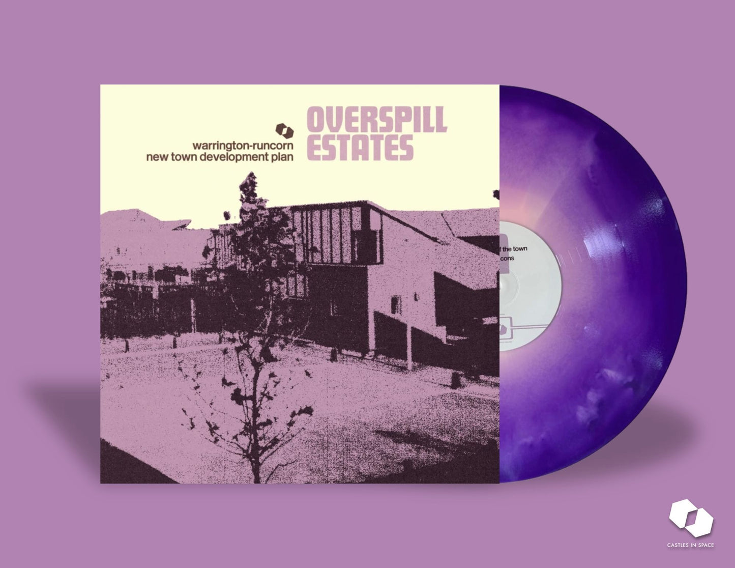 Warrington-Runcorn New Town Development Plan Overspill Estates purple fade vinyl