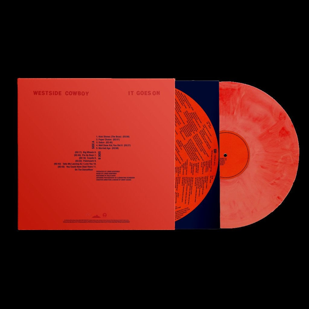 Westside Cowboy - It Goes On - red vinyl and tracklist