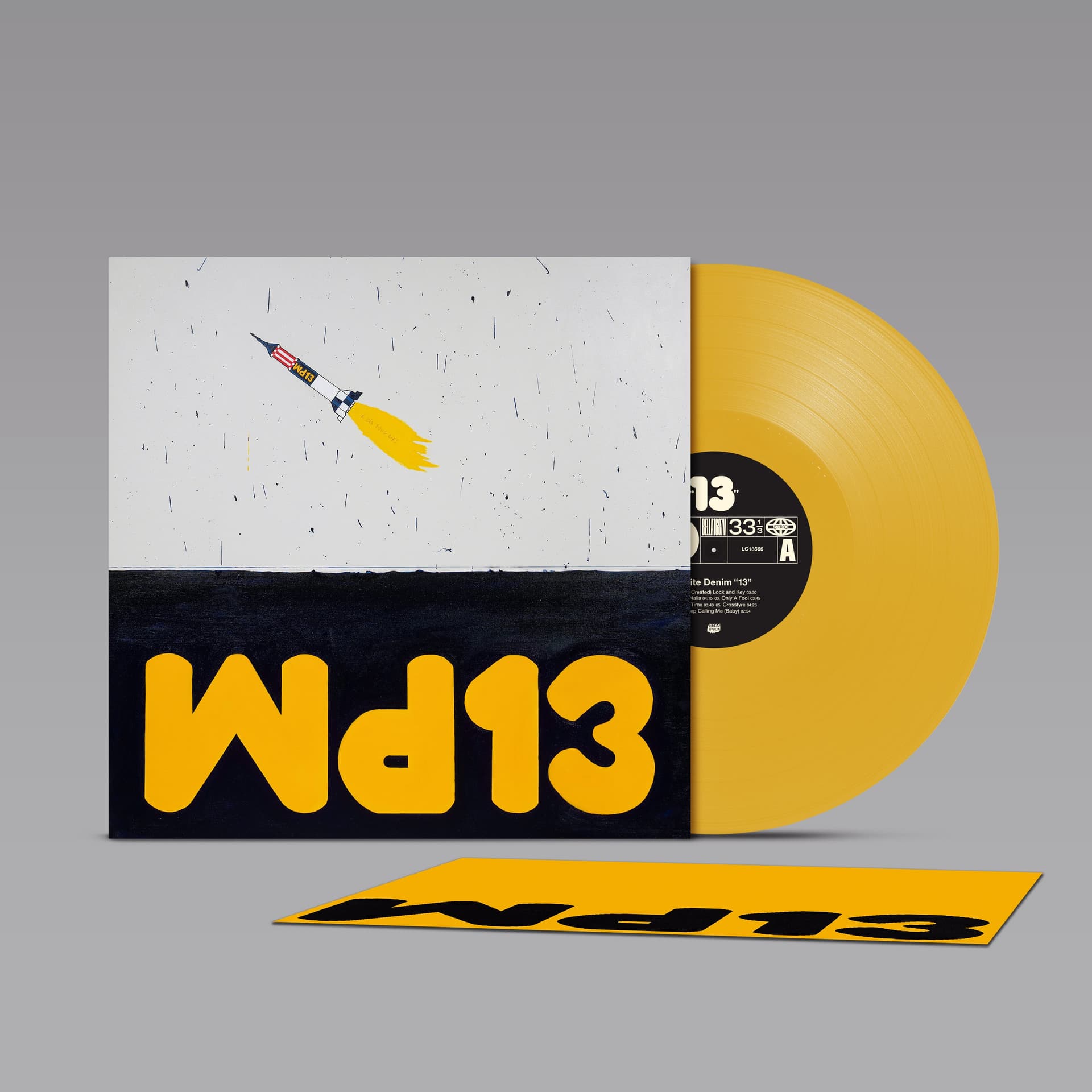 White Denim - 13 yellow vinyl LP