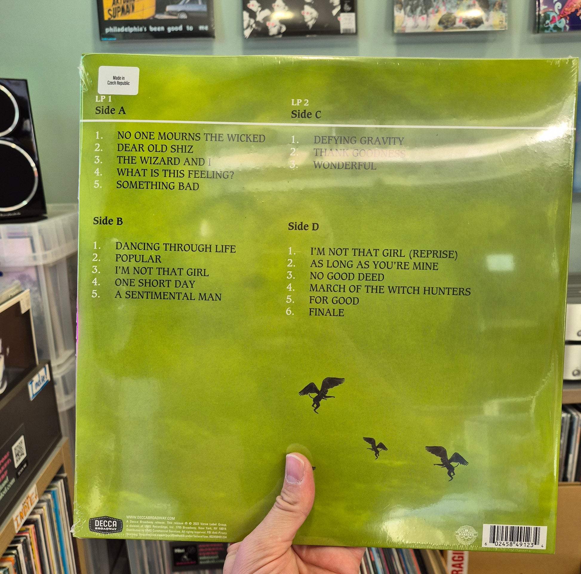 Wicked (20th Anniversary): Limited 'Wicked Green' Vinyl 2LP tracklist