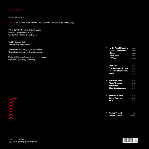 Wire - PF456 Deluxe vinyl set tracklist