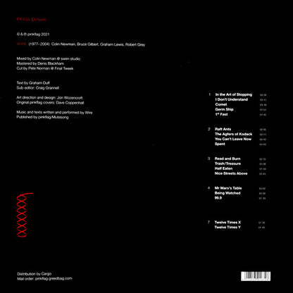 Wire - PF456 Deluxe vinyl set tracklist