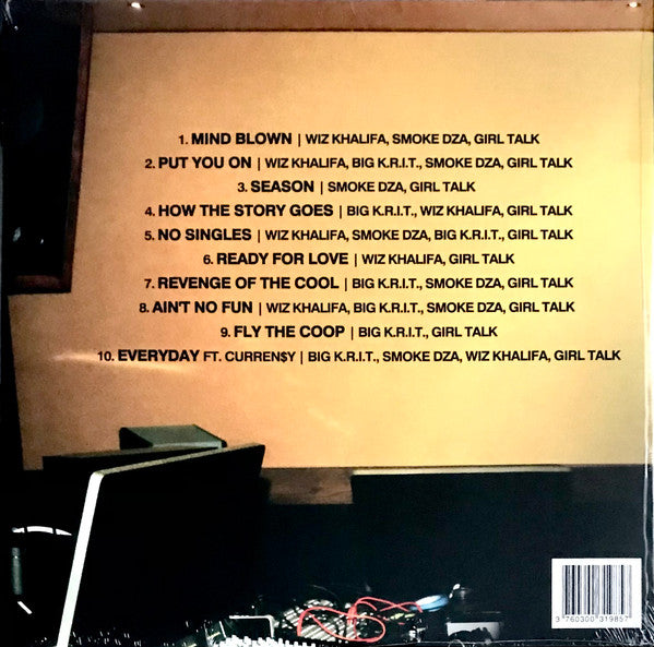 Wiz Khalifa, Big K.R.I.T., Smoke DZA and Girl Talk - Full Court Press vinyl album tracklist