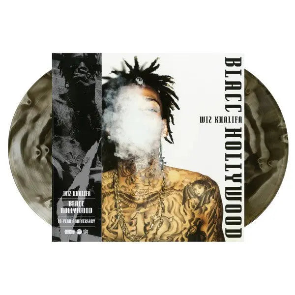 Wiz Khalifa - Blacc Hollywood (10 Year Anniversary) ghostly blacc ice double vinyl LP