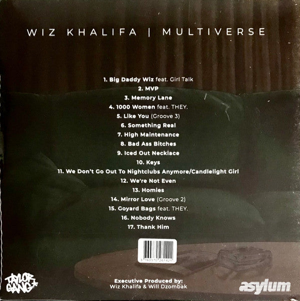 Wiz Khalifa - Multiverse vinyl album tracklist