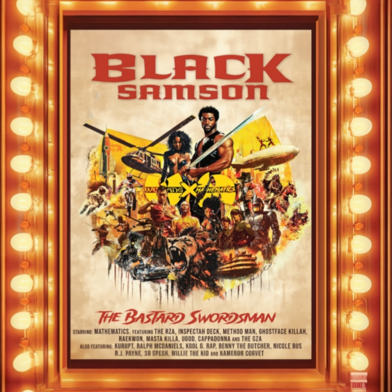 Wu-Tang and Mathematics - Black Samson, The Bastard Swordsman vinyl LP
