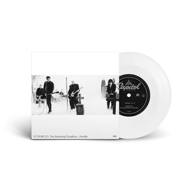 Yungblud and The Smashing Pumpkins - Zombie - White 7 inch vinyl