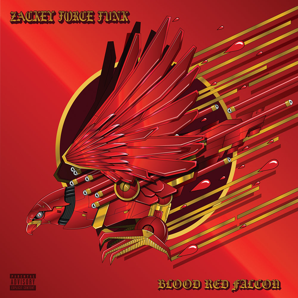 Zackey Force Funk - Blood Red Falcon - red vinyl LP