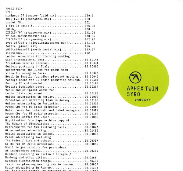 Aphex Twin - Syro vinyl album